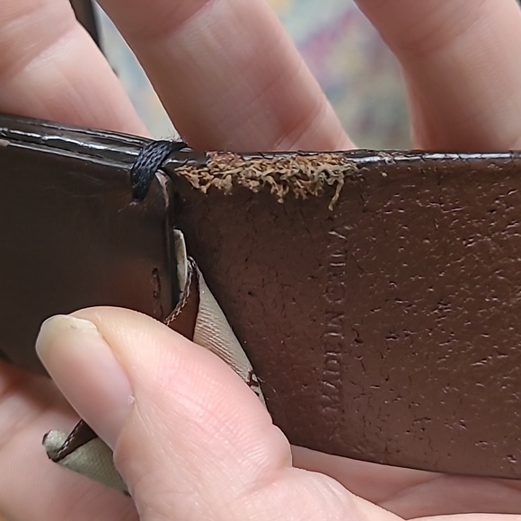 FOSSIL Dacey Brown Leather Belt - Picture 6 of 8
